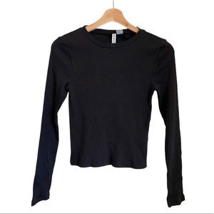 [H&M] Ribbed Long Sleeve Top